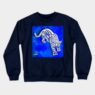 blue jaguar ecopop Crewneck Sweatshirt